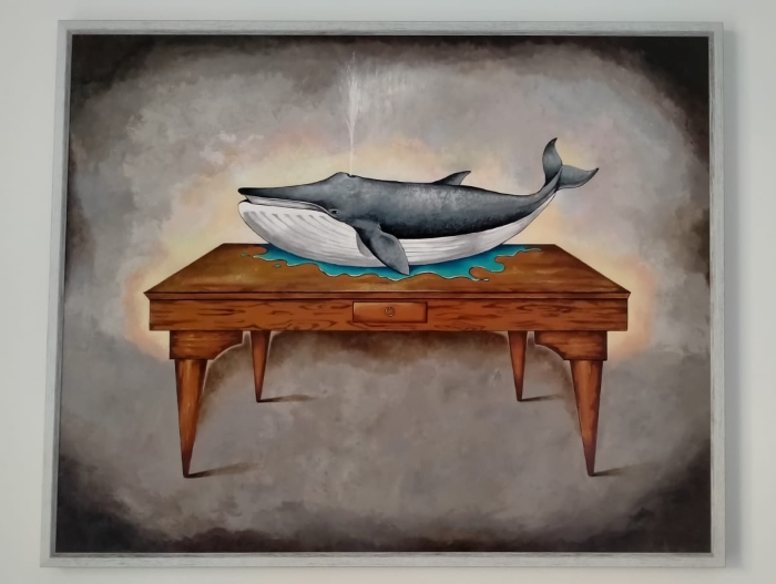 Mostra Marco De Mirto Lecce balena