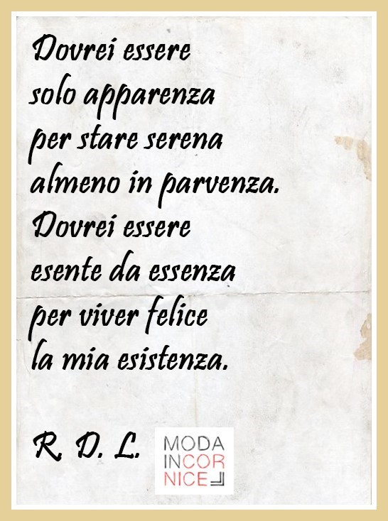 essenza apparenza