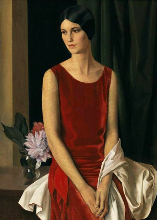 Louis Buisseret red dress