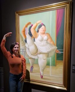 Mostra Roma Fernando Botero 2024 Ballerina alla sbarra