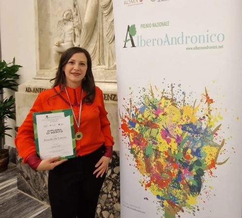 Premio Alberoandronico in Campidoglio – Diploma di Merito come Autrice selezionata per il testo di una mia canzone
